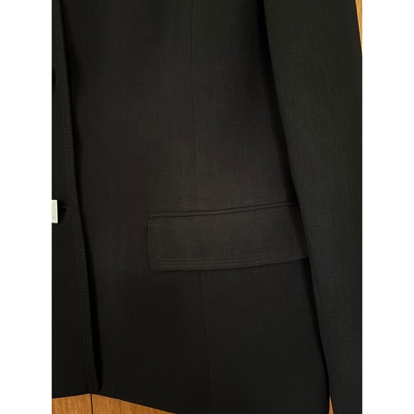 Kasper Black Blazer Women's Size 16 Stylish Career Party Dinner - Picture 8 of 16